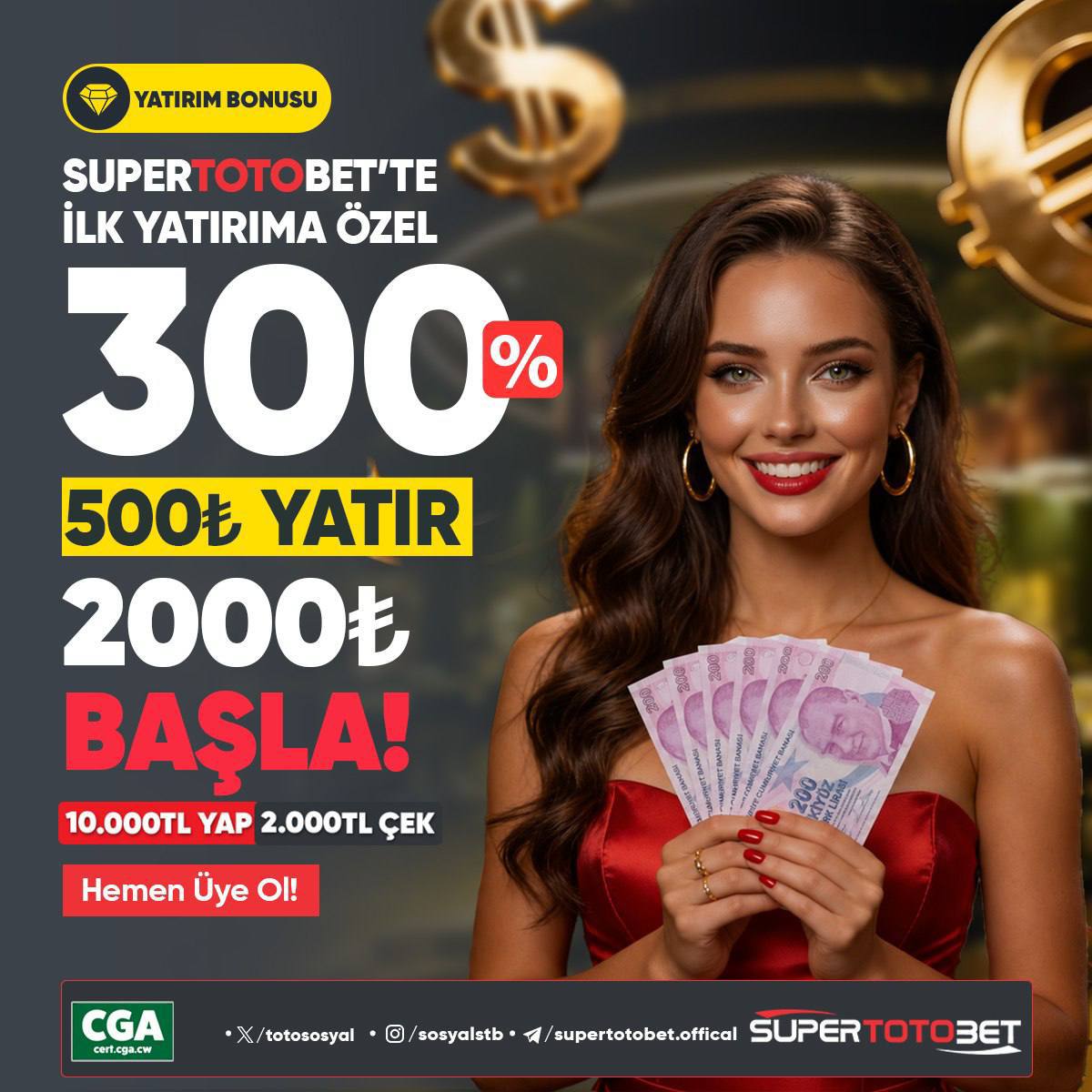 SüperTotoBet güncel bonus görseli